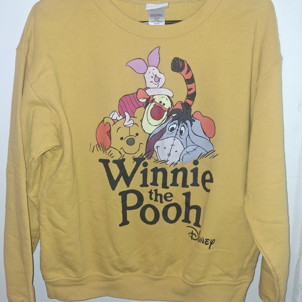 Disney Winnie the Pooh Yellow Sweatshirt
